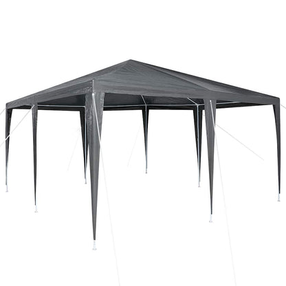 Tenda de Festa Antracite 400 x 400 x 266 cm Polietileno e Aço