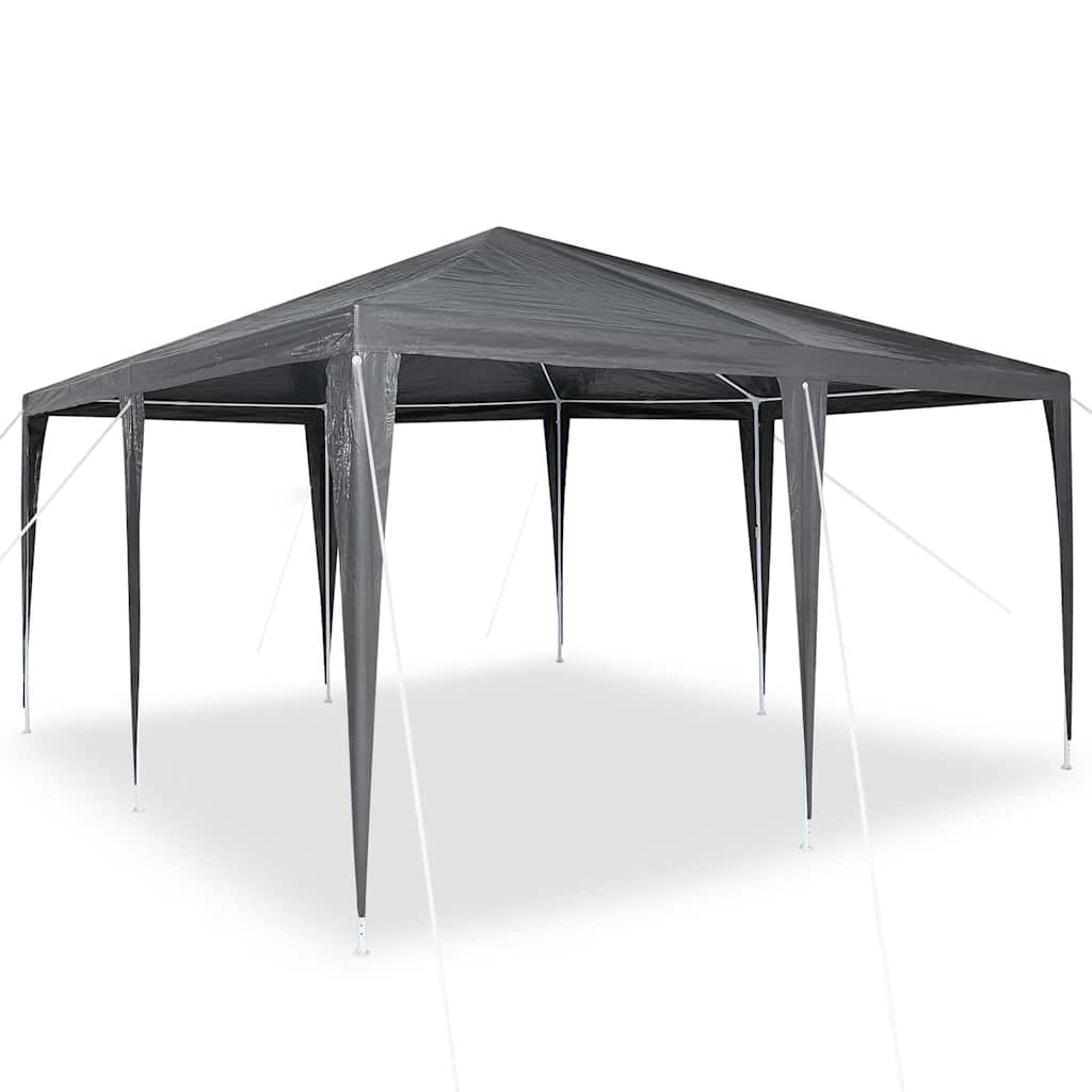 Tenda de Festa Antracite 400 x 400 x 266 cm Polietileno e Aço