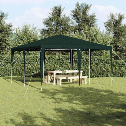 Tenda de Festa Verde 400 x 400 x 266 cm Polietileno e Aço