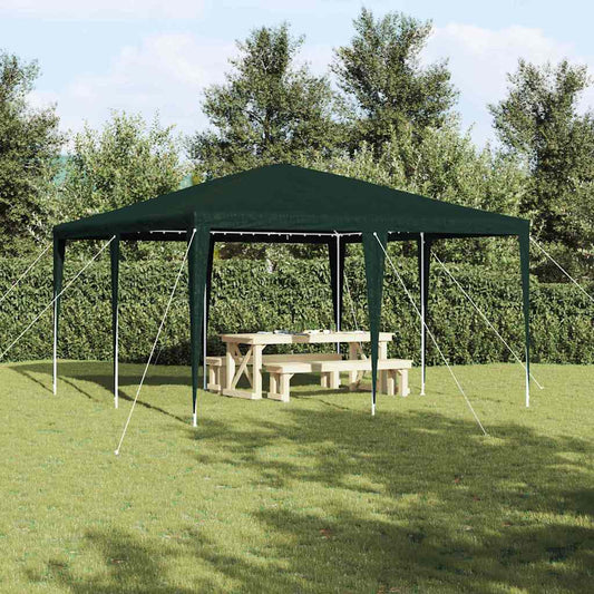 Tenda de Festa Verde 400 x 400 x 266 cm Polietileno e Aço
