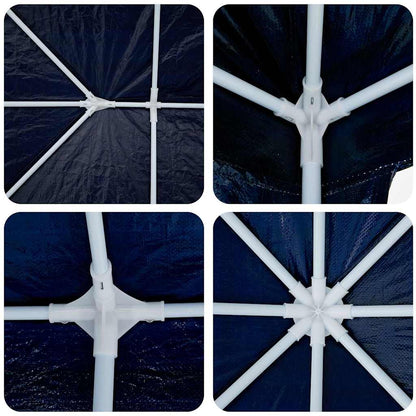 Tenda de Festa Azul 400 x 400 x 266 cm Polietileno