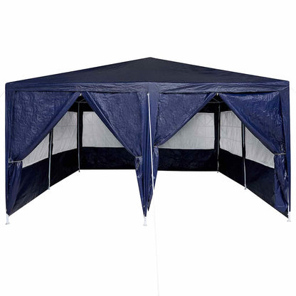 Tenda de Festa Azul 400 x 400 x 266 cm Polietileno