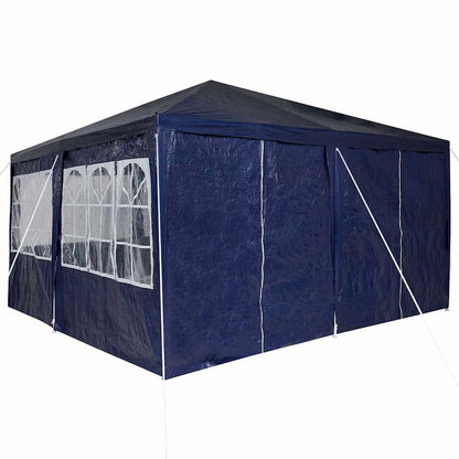 Tenda de Festa Azul 400 x 400 x 266 cm Polietileno