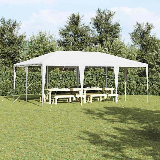 Tenda de Festa Branco 600 x 400 x 266 cm Polietileno e Aço