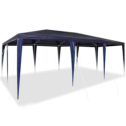 Tenda de Festa Azul 600 x 400 x 266 cm Polietileno e Aço
