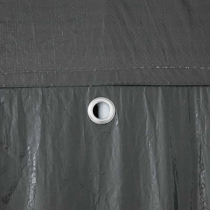 Tenda de Festa Antracite 600 x 400 x 266 cm Polietileno e Aço