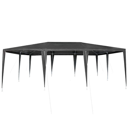 Tenda de Festa Antracite 600 x 400 x 266 cm Polietileno e Aço