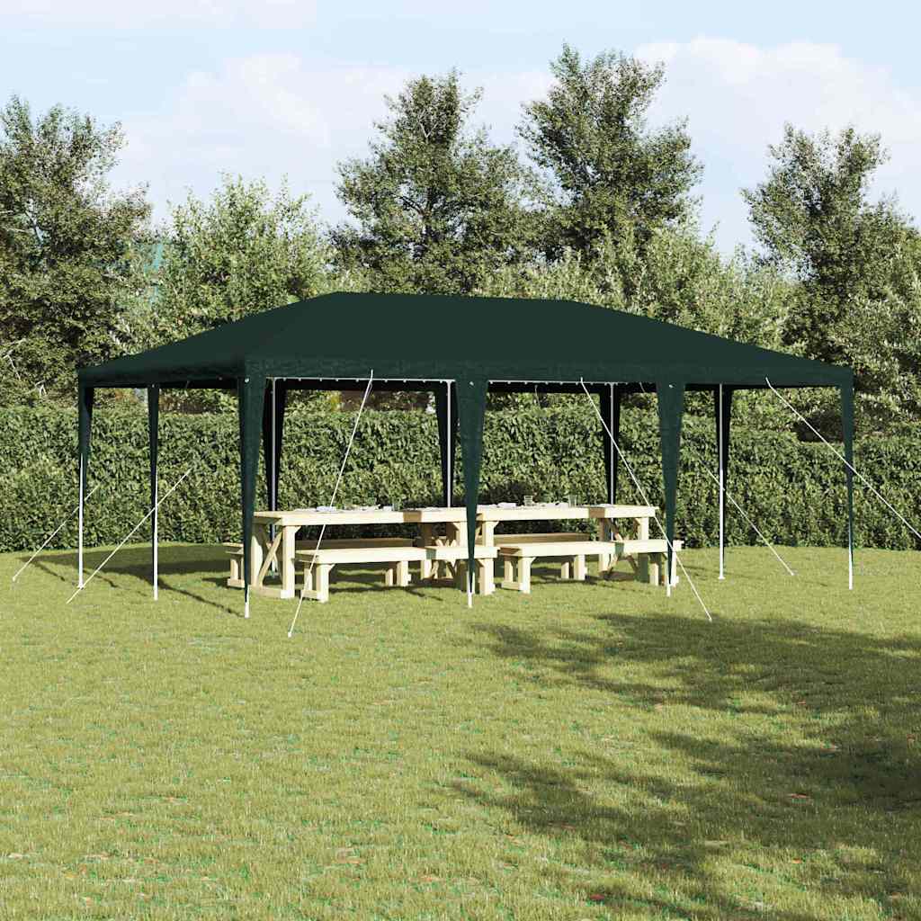 Tenda de Festa Verde 600 x 400 x 266 cm Polietileno e Aço
