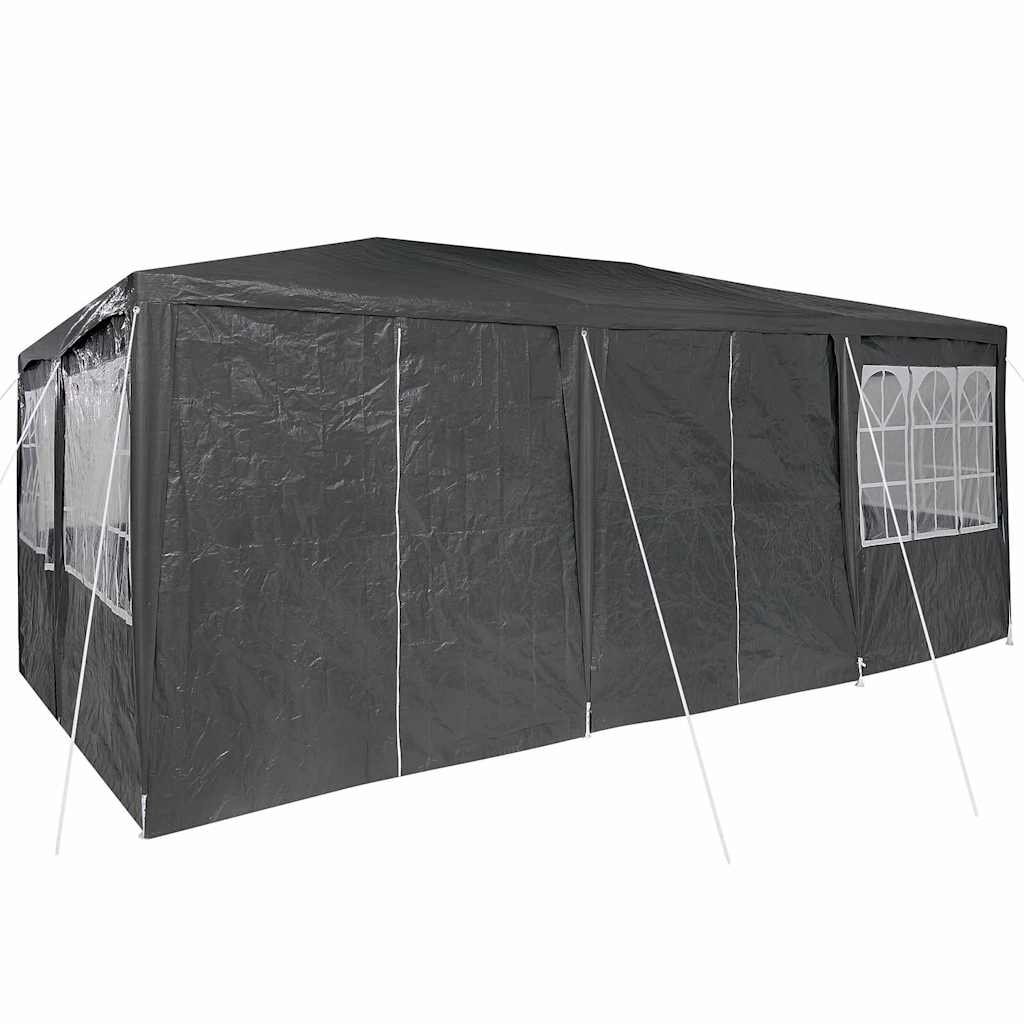Tenda de Festa Antracite 600 x 400 x 266 cm Polietileno
