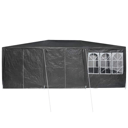 Tenda de Festa Antracite 600 x 400 x 266 cm Polietileno