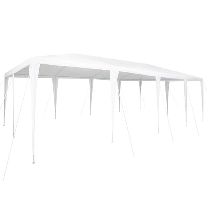 Tenda de Festa Branco 800 x 400 x 266 cm Polietileno e Aço