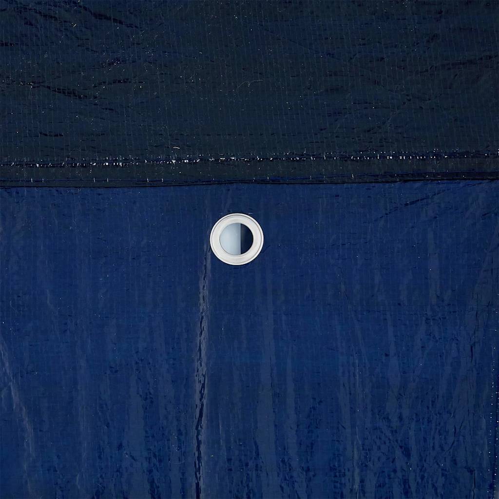 Tenda de Festa Azul 800 x 400 x 266 cm Polietileno e Aço