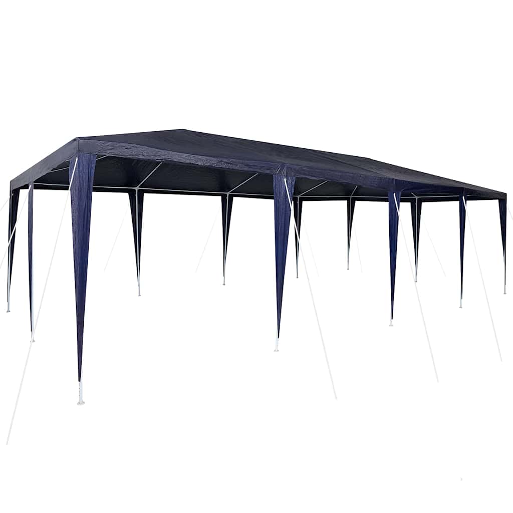 Tenda de Festa Azul 800 x 400 x 266 cm Polietileno e Aço