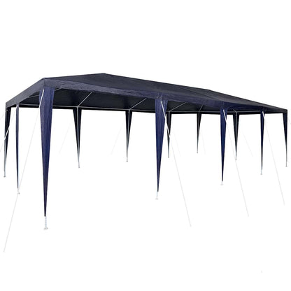 Tenda de Festa Azul 800 x 400 x 266 cm Polietileno e Aço