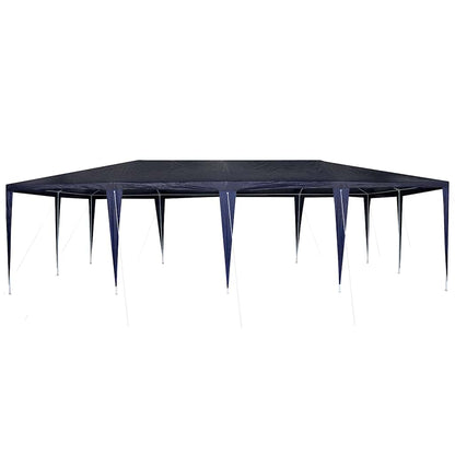 Tenda de Festa Azul 800 x 400 x 266 cm Polietileno e Aço