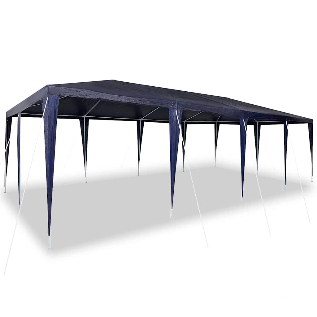 Tenda de Festa Azul 800 x 400 x 266 cm Polietileno e Aço