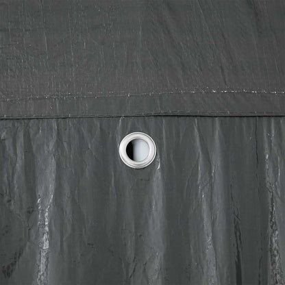 Tenda de Festa Antracite 800 x 400 x 266 cm Polietileno e Aço