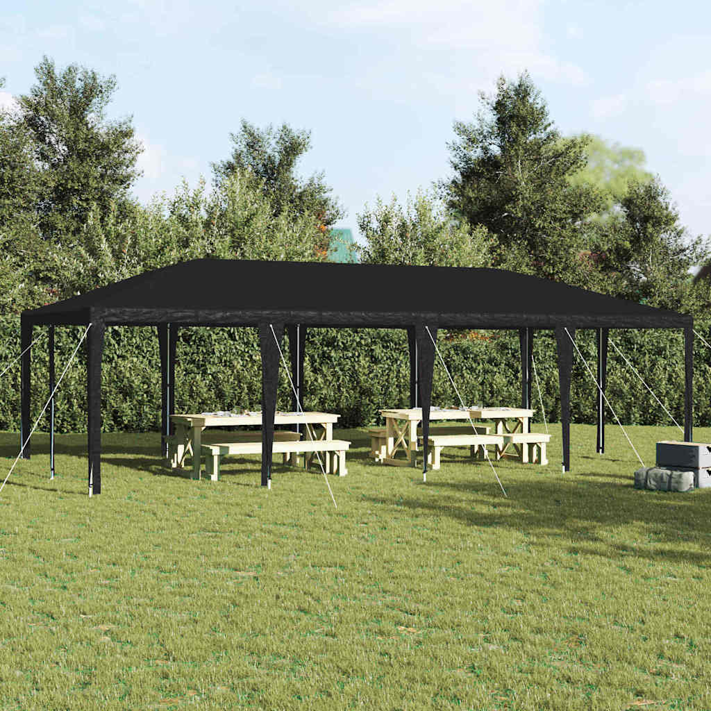Tenda de Festa Antracite 800 x 400 x 266 cm Polietileno e Aço