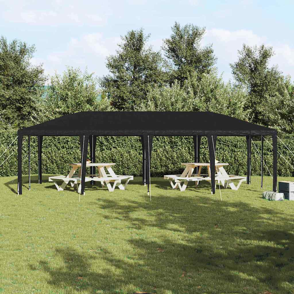Tenda de Festa Antracite 800 x 400 x 266 cm Polietileno e Aço