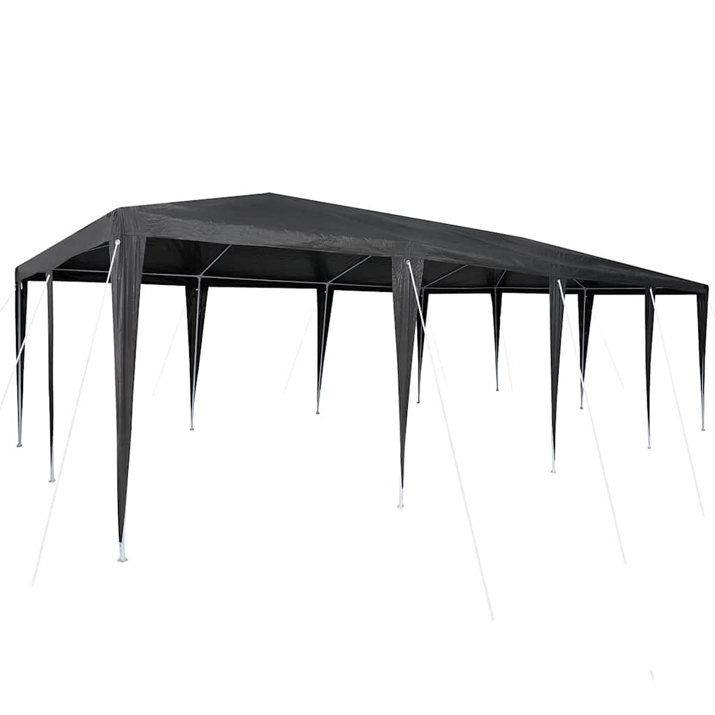 Tenda de Festa Antracite 800 x 400 x 266 cm Polietileno e Aço