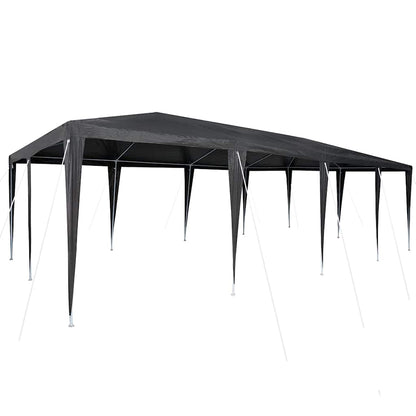 Tenda de Festa Antracite 800 x 400 x 266 cm Polietileno e Aço