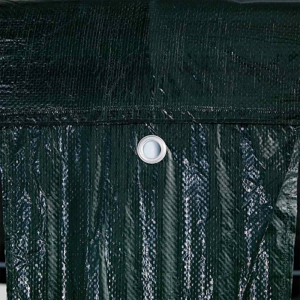 Tenda de Festa Verde 800 x 400 x 266 cm Polietileno e Aço