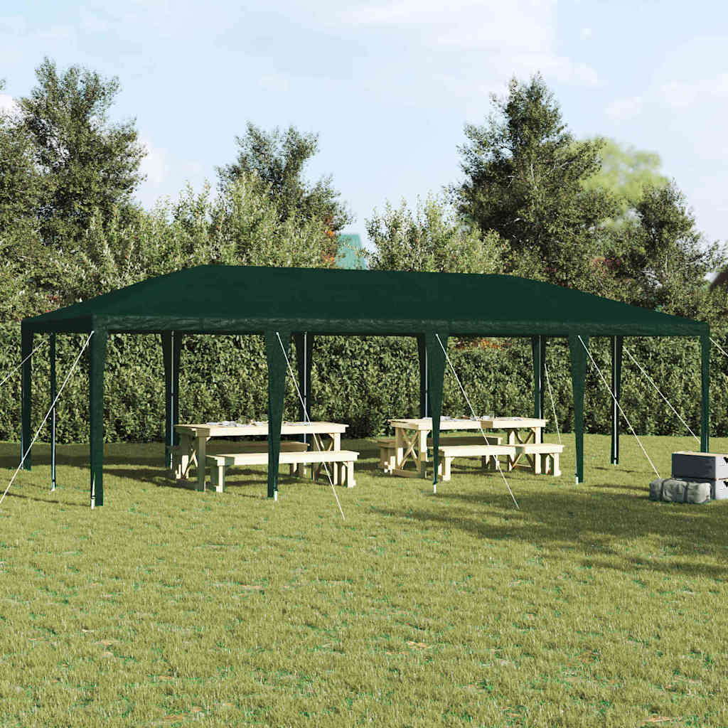 Tenda de Festa Verde 800 x 400 x 266 cm Polietileno e Aço