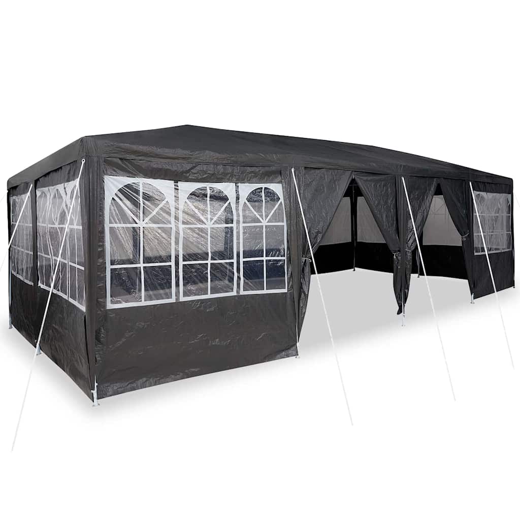 Tenda de Festa Antracite 800 x 400 x 266 cm Polietileno