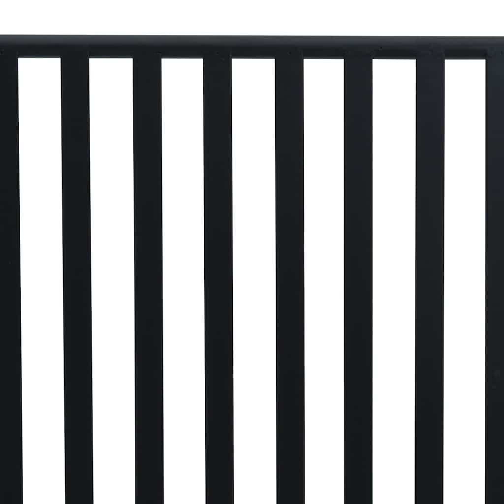 Banco de jardim Preto 103,5 x 51,5 x 90 cm Aço