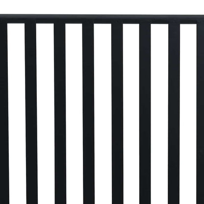 Banco de jardim Preto 103,5 x 51,5 x 90 cm Aço