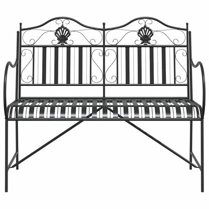 Banco de jardim Preto 103,5 x 59 x 89 cm Aço