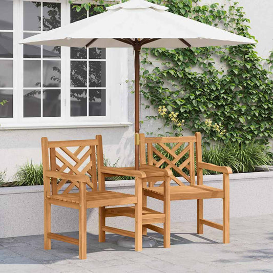 Cadeiras para Exterior Castanho 152 x 63 x 89 cm