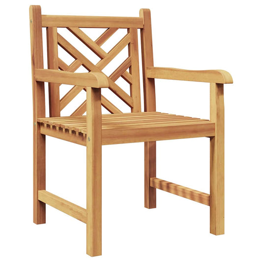 Cadeiras de jardim 2 pcs Castanho 58 x 60 x 90 cm