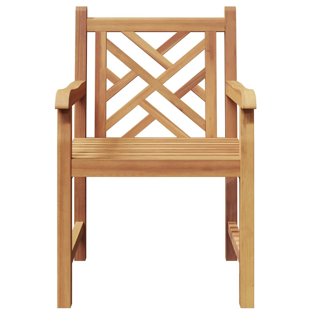 Cadeiras de jardim 2 pcs Castanho 58 x 60 x 90 cm