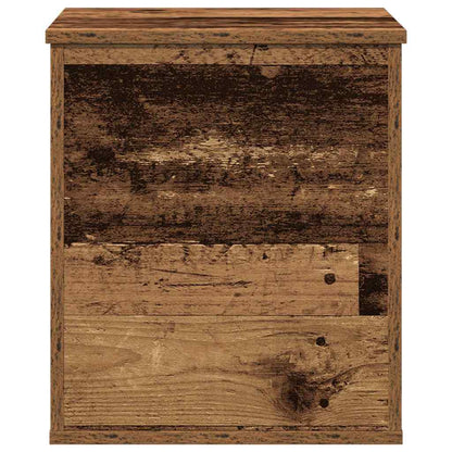 Caixa de Armazenamento Madeira antiga 40 x 42 x 46 cm
