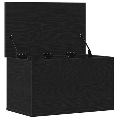 Caixa de Armazenamento Carvalho preto 60 x 35 x 35 cm