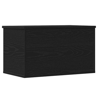 Caixa de Armazenamento Carvalho preto 60 x 35 x 35 cm