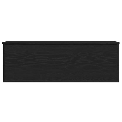 Caixa de Armazenamento Carvalho preto 102 x 35 x 35 cm