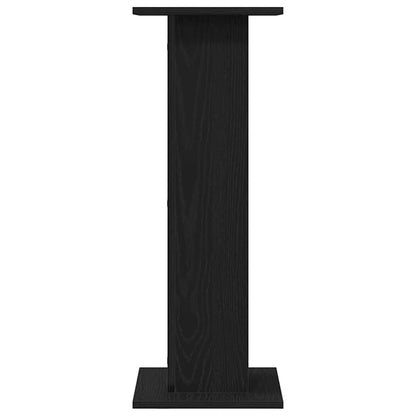 Suporte para Plantas 2 pcs Carvalho preto 30 x 30 x 80 cm