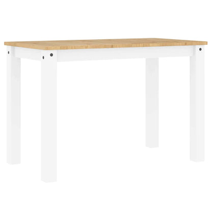 5 pcs conjunto de jantar Panama madeira pinho maciça branco