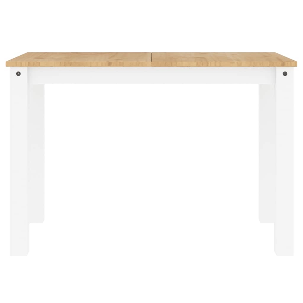 5 pcs conjunto de jantar Panama madeira pinho maciça branco