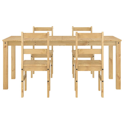 5 pcs conjunto de jantar Panama madeira pinho maciça