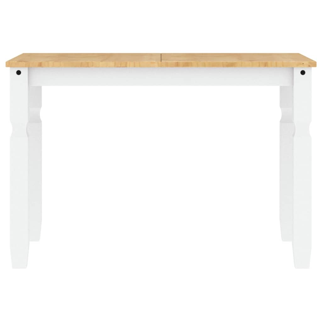 5 pcs conjunto de jantar Panama madeira pinho maciça branco