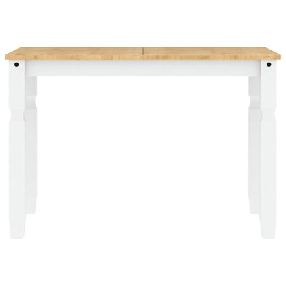 5 pcs conjunto de jantar Panama madeira pinho maciça branco