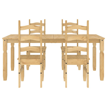 5 pcs conjunto de jantar Panama madeira pinho maciça