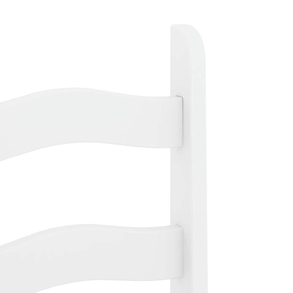 5 pcs conjunto de jantar Panama madeira pinho maciça branco