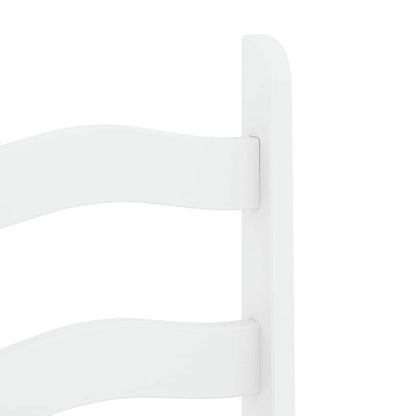 7 pcs conjunto de jantar Panama madeira pinho maciça branco