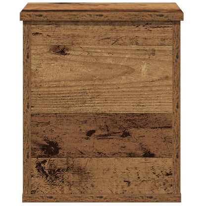 Caixa de Armazenamento Madeira antiga 30 x 35 x 35 cm