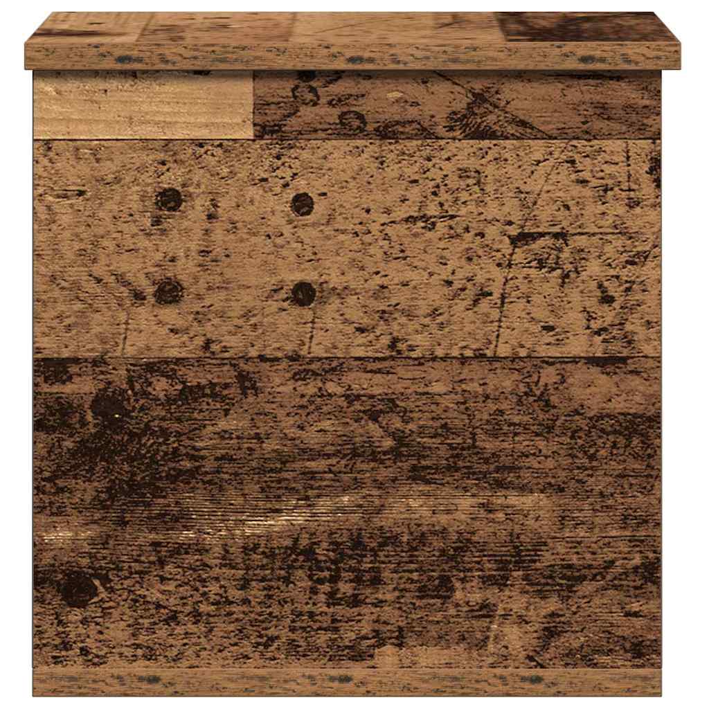 Caixa de Armazenamento Madeira antiga 30 x 35 x 35 cm