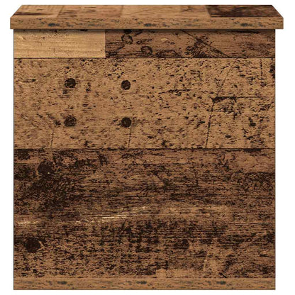 Caixa de Armazenamento Madeira antiga 30 x 35 x 35 cm